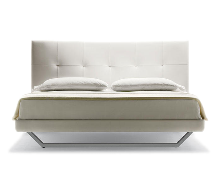 AURORA DUE Letto, retro testata in tela - Poltrona Frau AURORA DUE Letto, retro testata in tela - Poltrona Frau