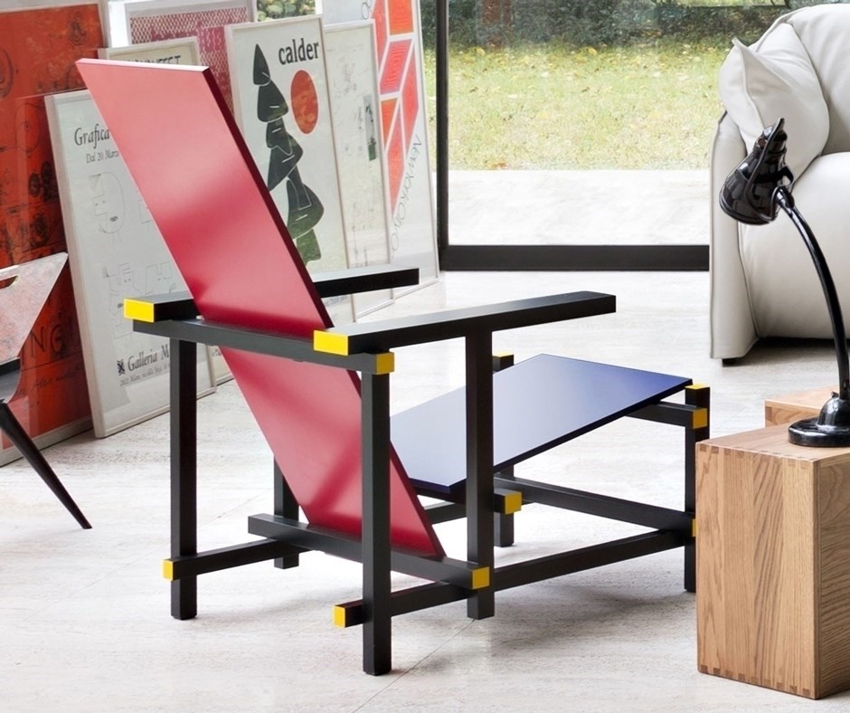635 RED AND BLUE Poltrona - Cassina