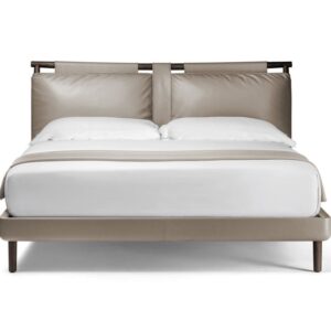 TIMES Letto, retro testata in pelle - Poltrona Frau