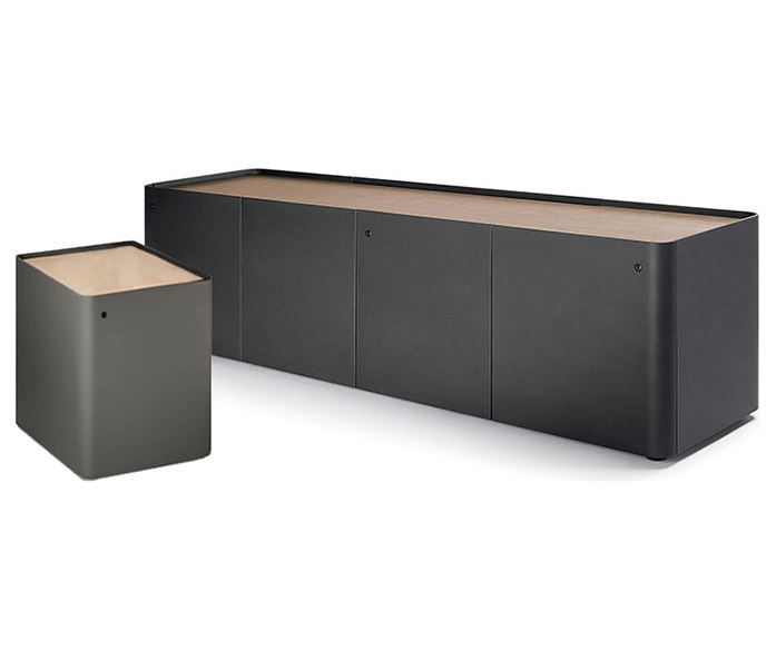 TRUST CABINET con cassettiera - Poltrona Frau