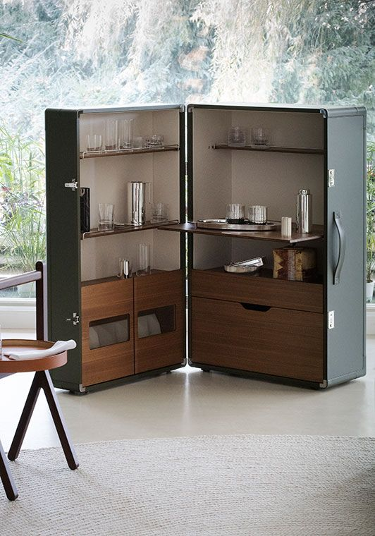 ISIDORO Mobile bar - Poltrona Frau
