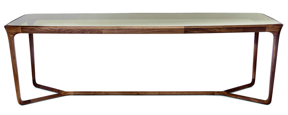OBI Tavolo con piano in vetro - Ceccotti