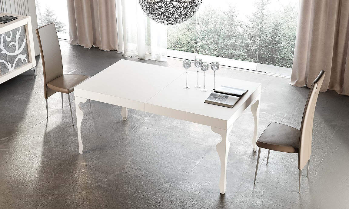 LUXURY Tavolo allungabile legno/metallo - Riflessi