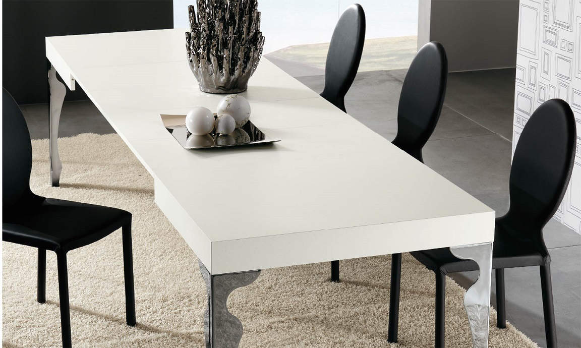 LUXURY Tavolo allungabile legno/metallo - Riflessi