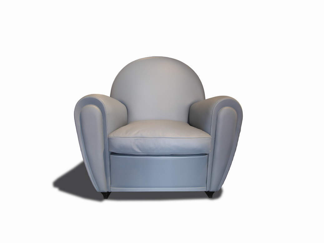 VANITY FAIR XC Poltrona - Pelle SC 254 Steel Blue - Poltrona Frau