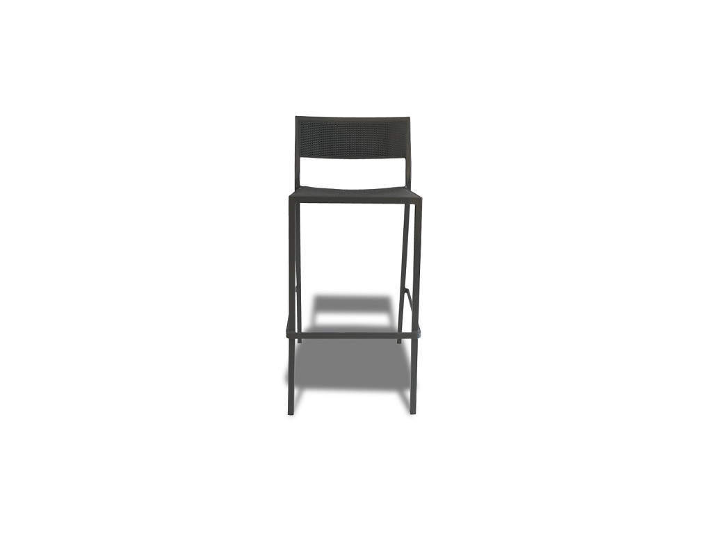 CONRAD Sgabello da Esterno - Ferro Zincato Graphite - Unopiù