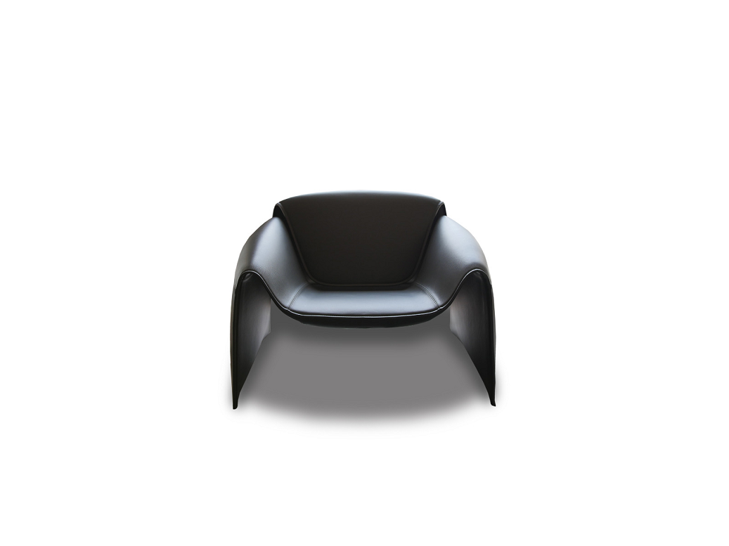 LE CLUB Poltrona - Pelle Special 40 Ardesia - Poliform LE CLUB Poltrona - Pelle Special 40 Ardesia - Poliform