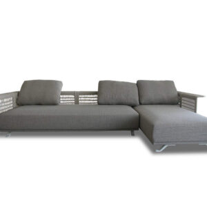 SOLARIA Divano componibile da esterno - Tessuto Mesh Beige - Poltrona Frau
