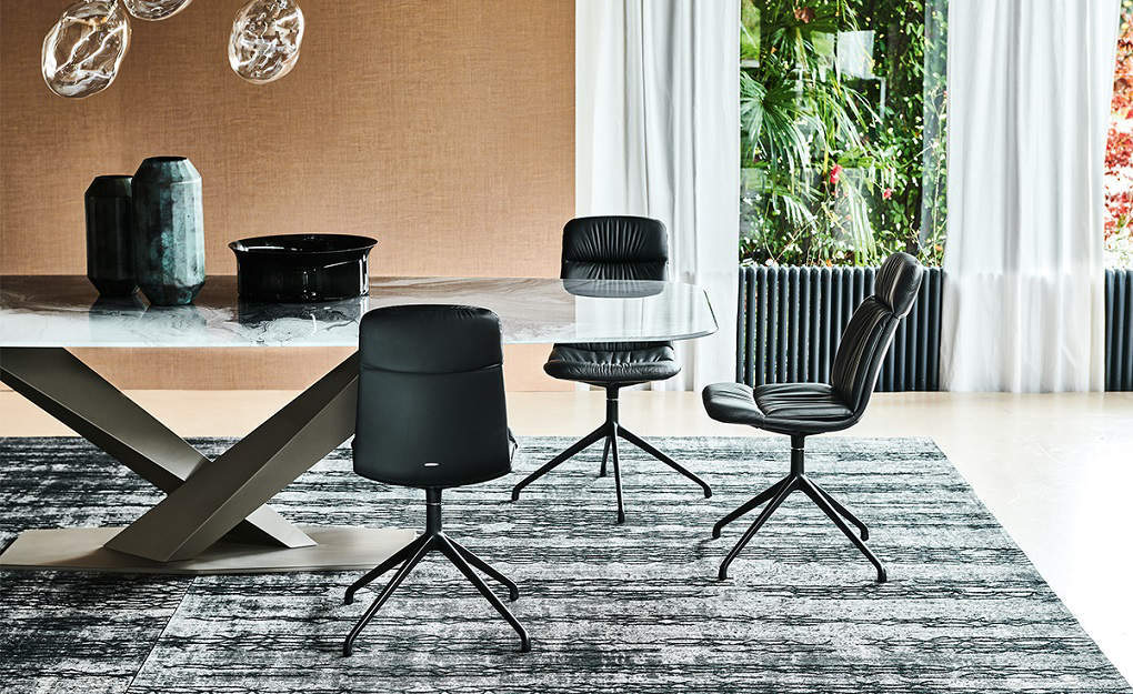 KELLY Sedia girevole - Cattelan Italia