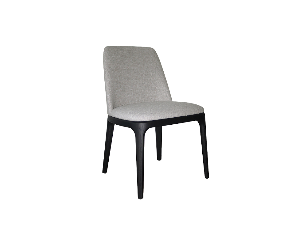 GRACE Sedia - Tessuto Eraclea 04 Cenere - Poliform