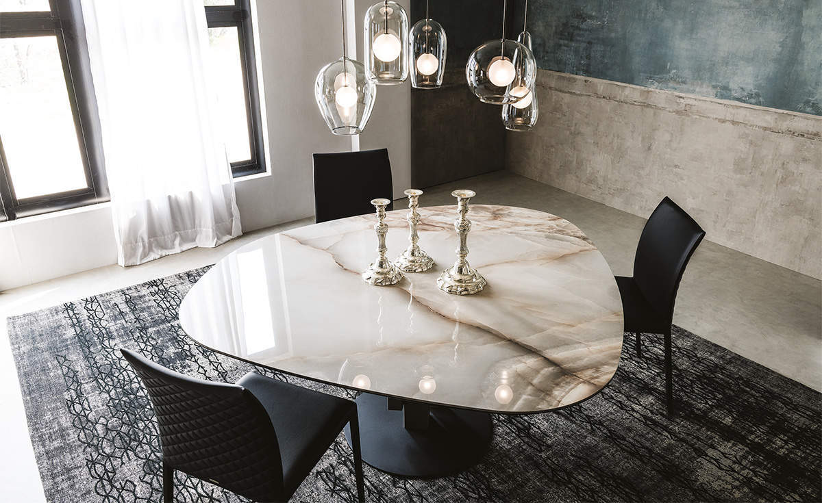 SKYLINE KERAMIK ROUND Tavolo - Cattelan Italia