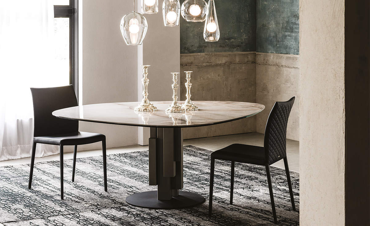 SKYLINE KERAMIK ROUND Tavolo - Cattelan Italia