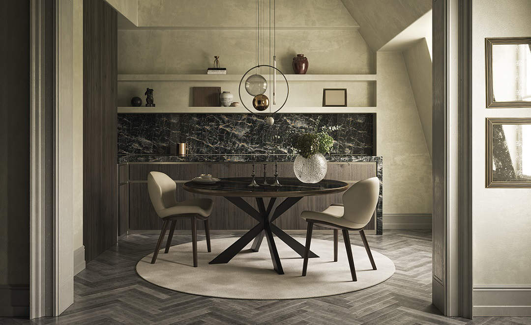 SPYDER KERAMIK PREMIUM ROUND Tavolo - Cattelan Italia
