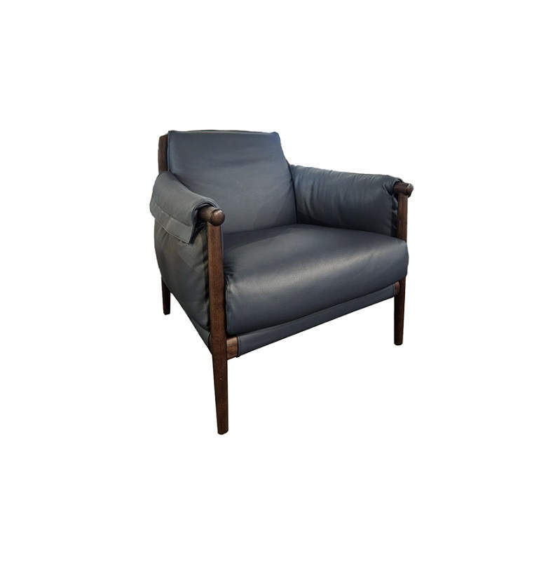 TIMES LOUNGE Poltrona - Pelle SC Alchemy - Poltrona Frau