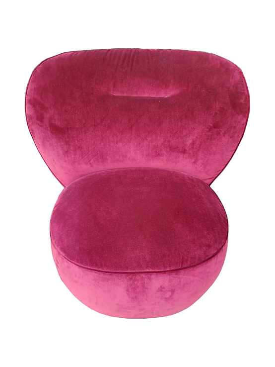 LOLL 07 Poltrona - Tessuto Nuage Plum - Gervasoni LOLL 07 Poltrona - Tessuto Nuage Plum - Gervasoni