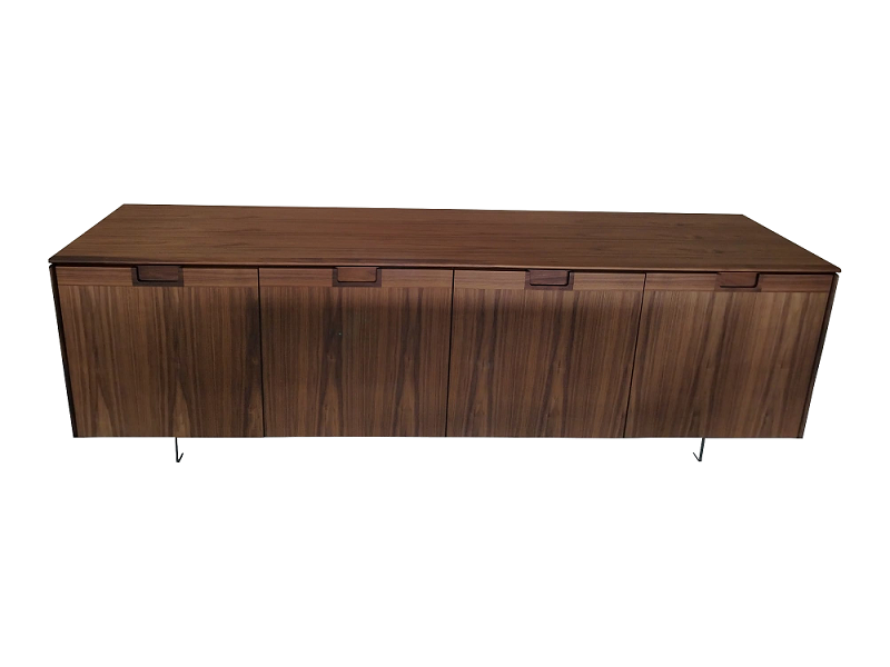 MATICS 4 Credenza - Piano e Struttura Noce Canaletta - Porada